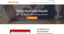 Desktop Screenshot of outbrain.com